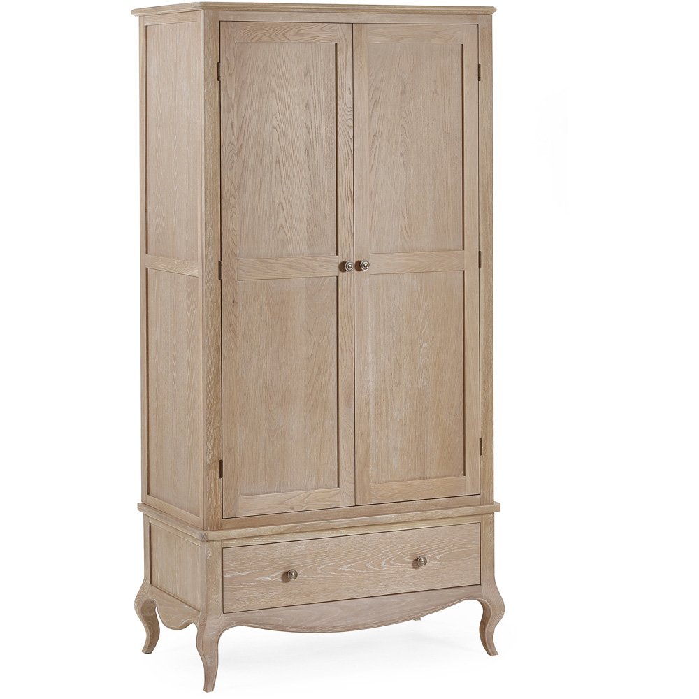 Julian Bowen Camille 2 Door Single Drawer Combination Wardrobe Image 2