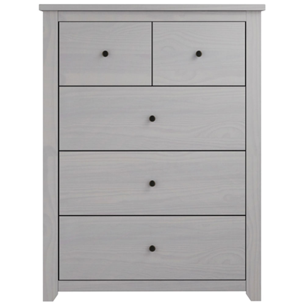 Havana 5 Drawer Grey Chest of Drawers Image 2