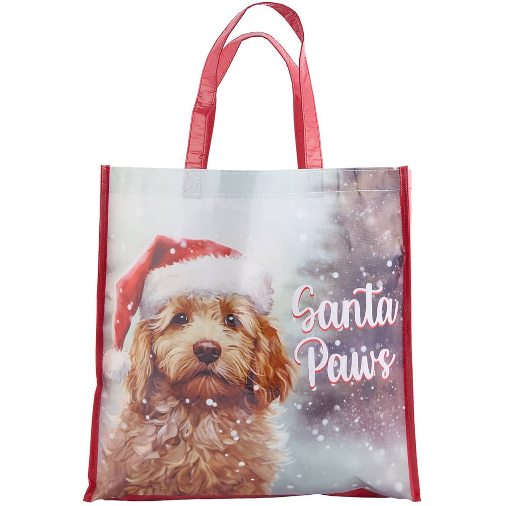 Assorted Santa Paws Shopper Bag Multicolour Image 2