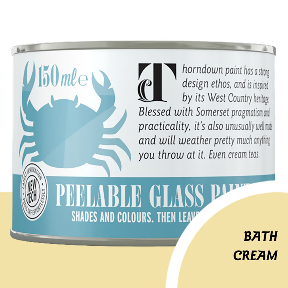 Thorndown Bath Cream Peelable Glass Paint 150ml Image 3