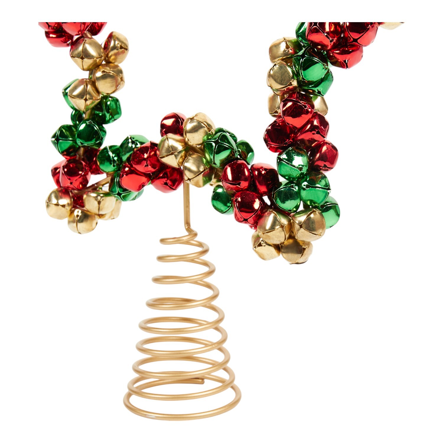 Jingle Bell Tree Topper Gold Image 2