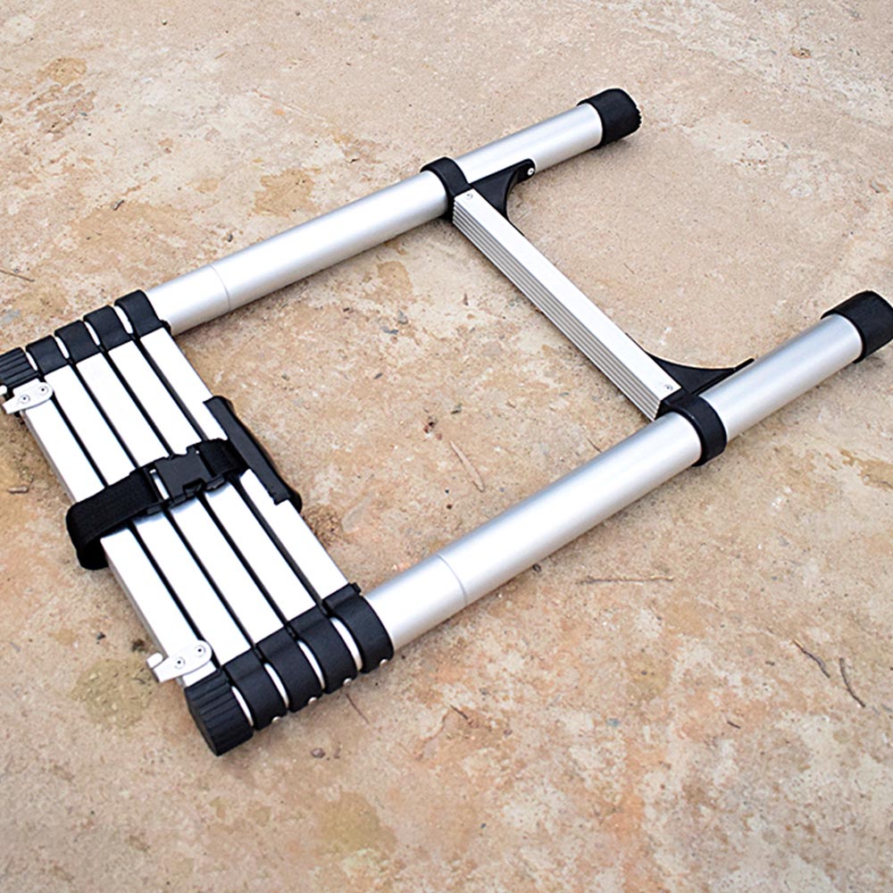 Living and Home Green Hard Shell Car Roof Tent with Retractable Ladder 210 x 130cm Image 8