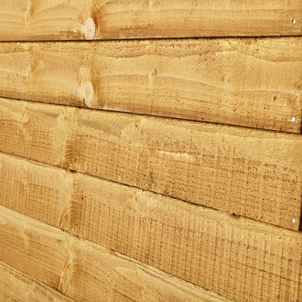 Power Sheds 10 x 8ft Double Door Overlap Pent Wooden Shed Image 3