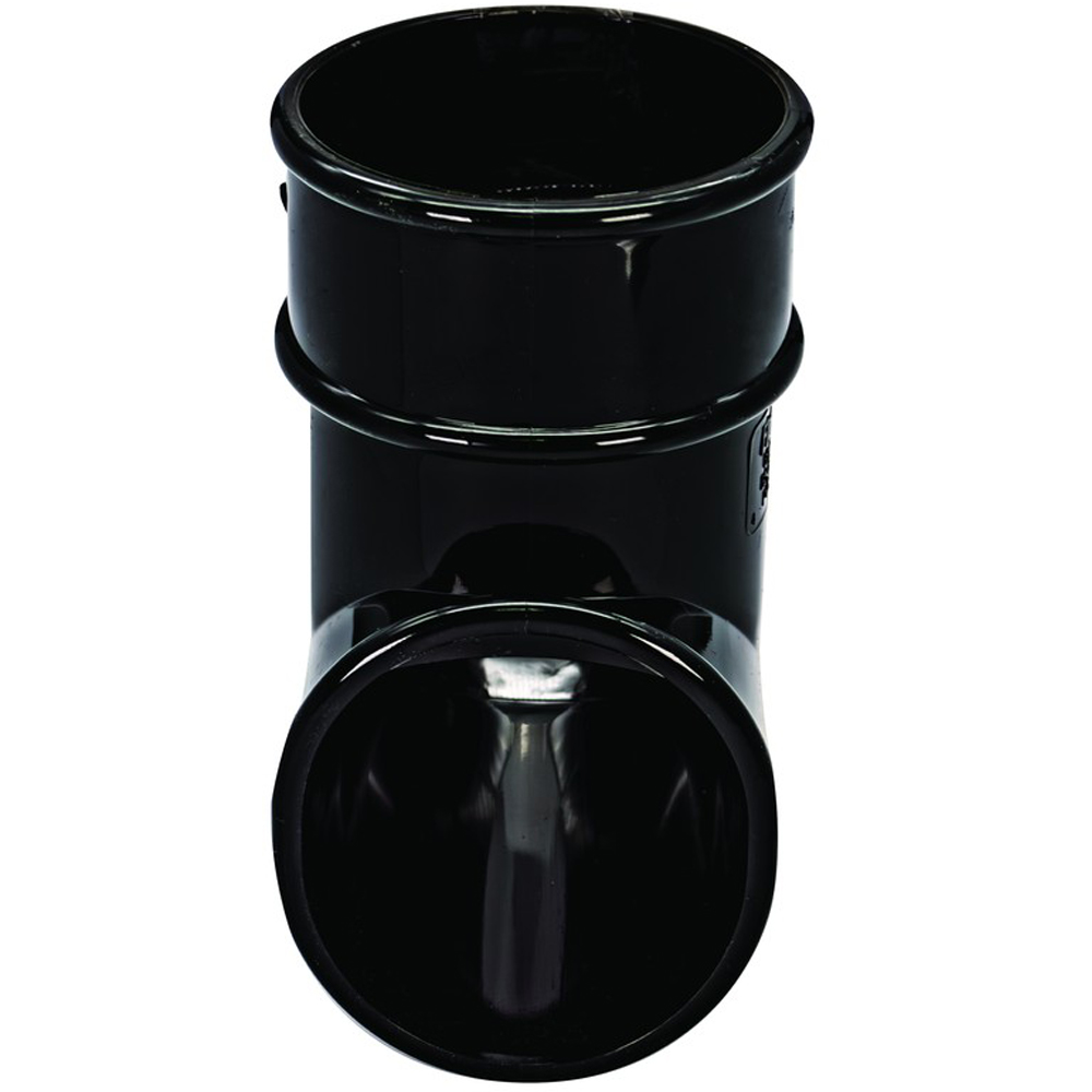 FloPlast Round Downpipe Shoe Black 68mm Image 3