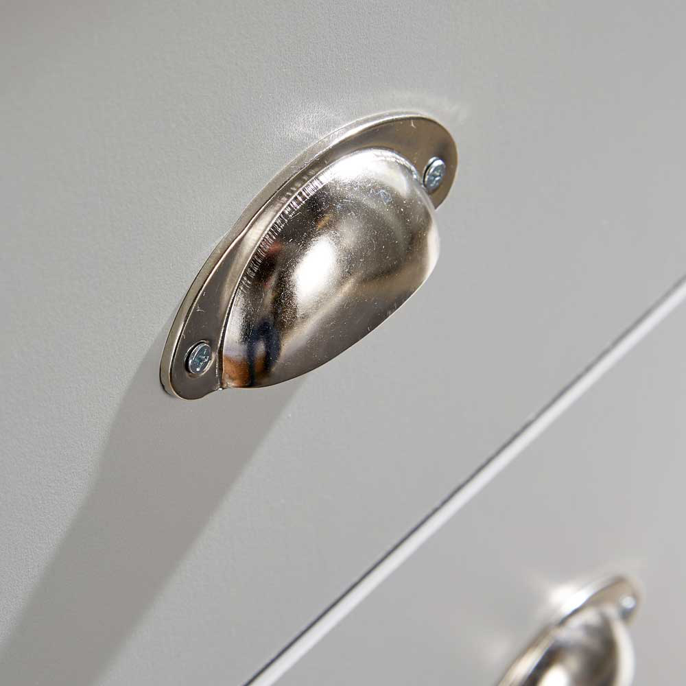 Home Source Avon 7 Drawer Grey Chest of Drawers Image 5