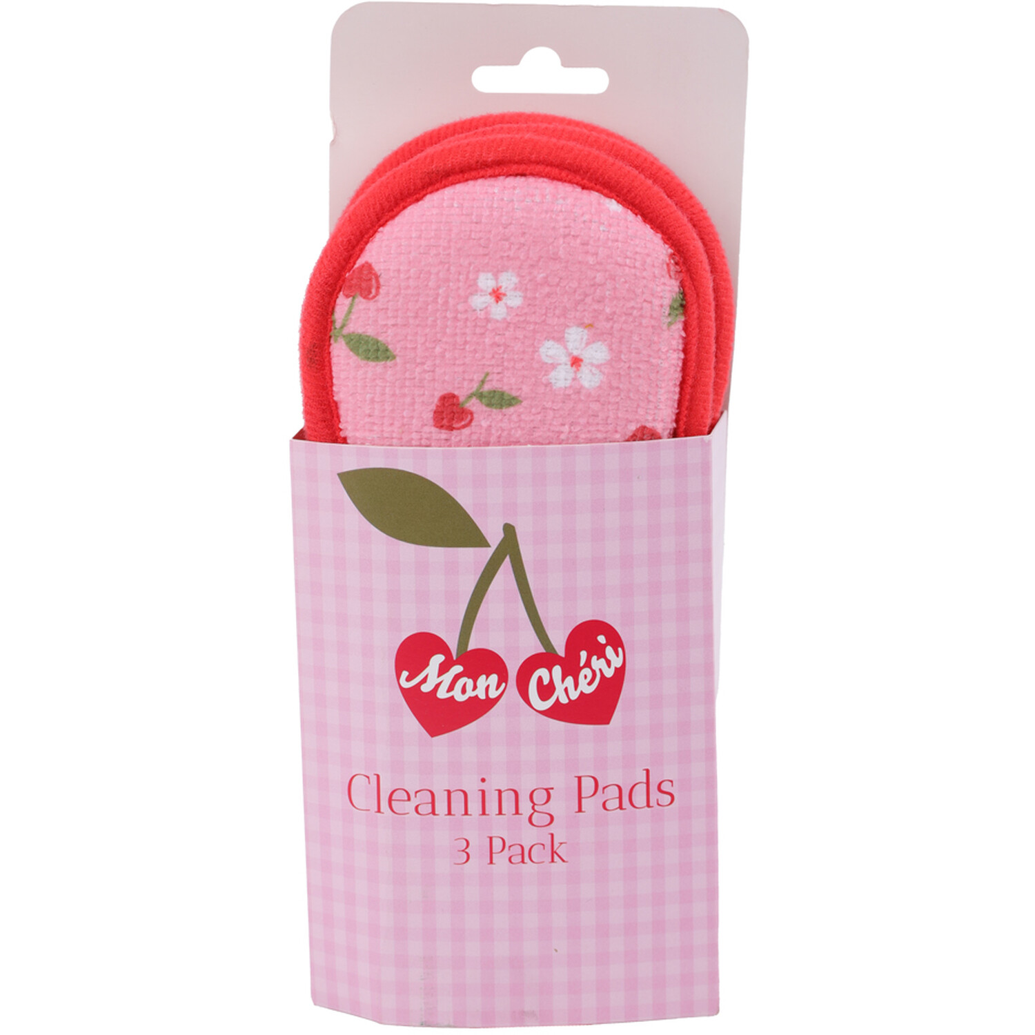 Pack of 3 Mon Cheri Cleaning Pads - Red Image 2