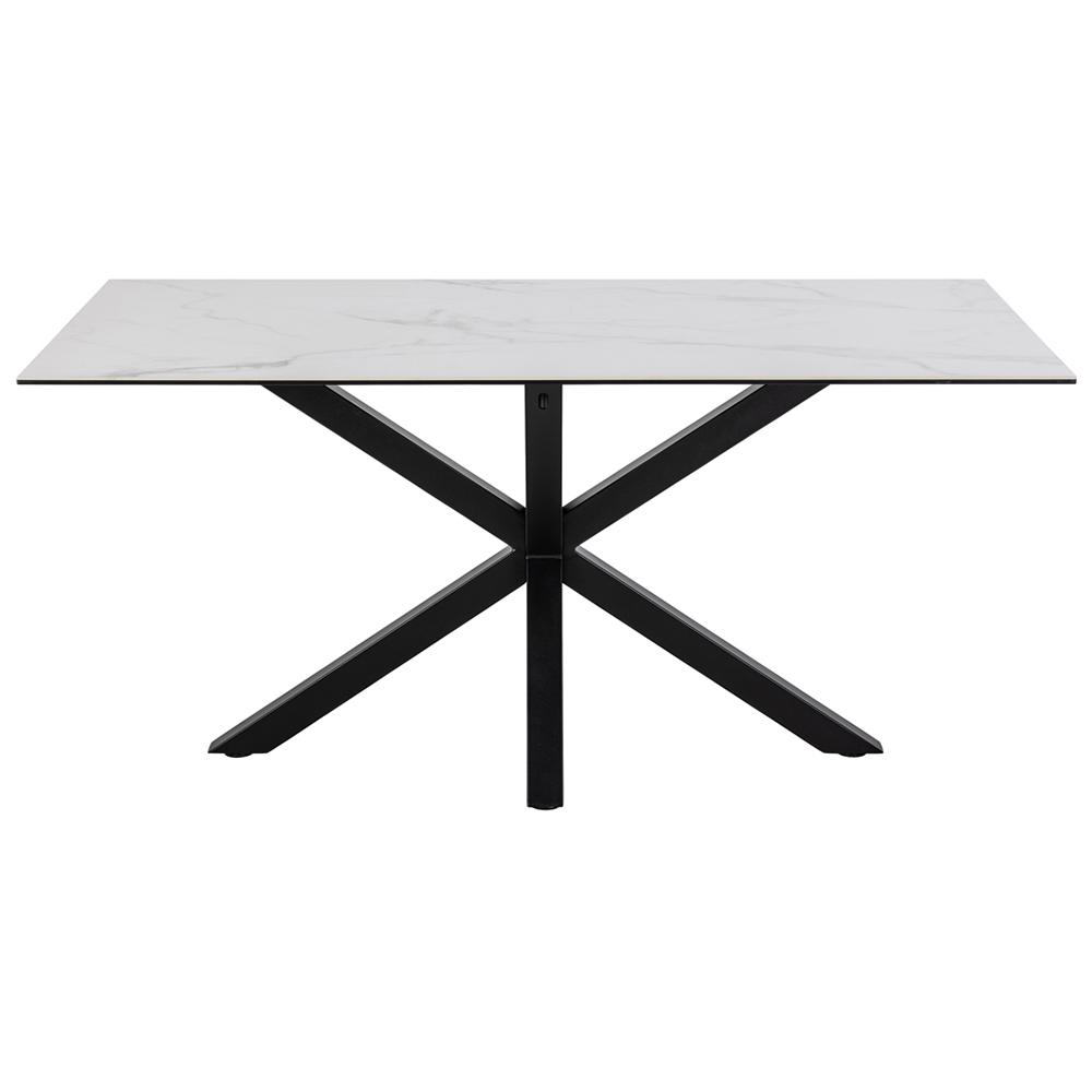 Florence Heaven 6 Seater Ceramic Dining Table White Image 3