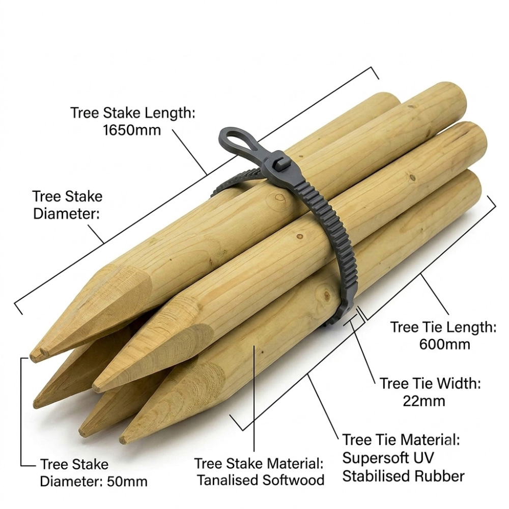 Garden Gear Standard Tree Planting Kit 2 Pack Image 2