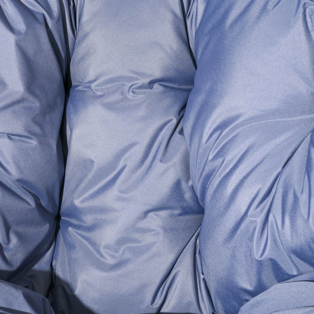 Outsunny Grey Rattan Leisure Egg Chair with Cushion Image 4