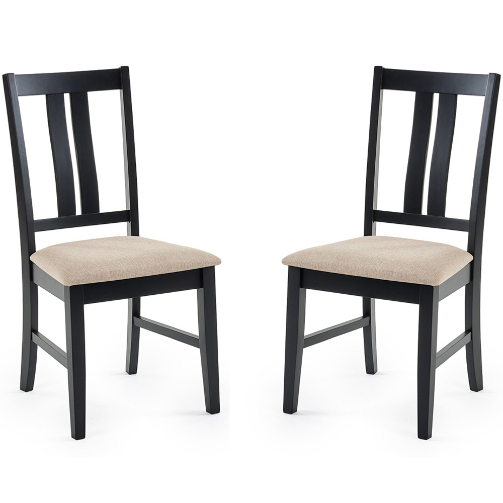 Julian Bowen Hilton Set of 2 Dining Chair Image 2