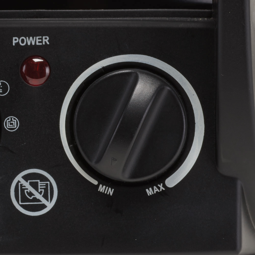 Draper Black PTC Electric Space Heater 2800W Image 4
