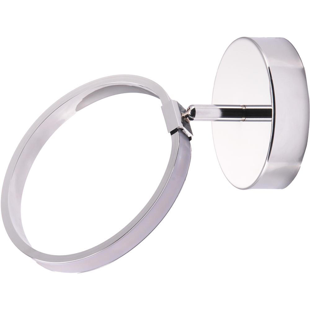 Happy Homewares Chrome Halo Ring LED Ceiling Light Fitting Image 4