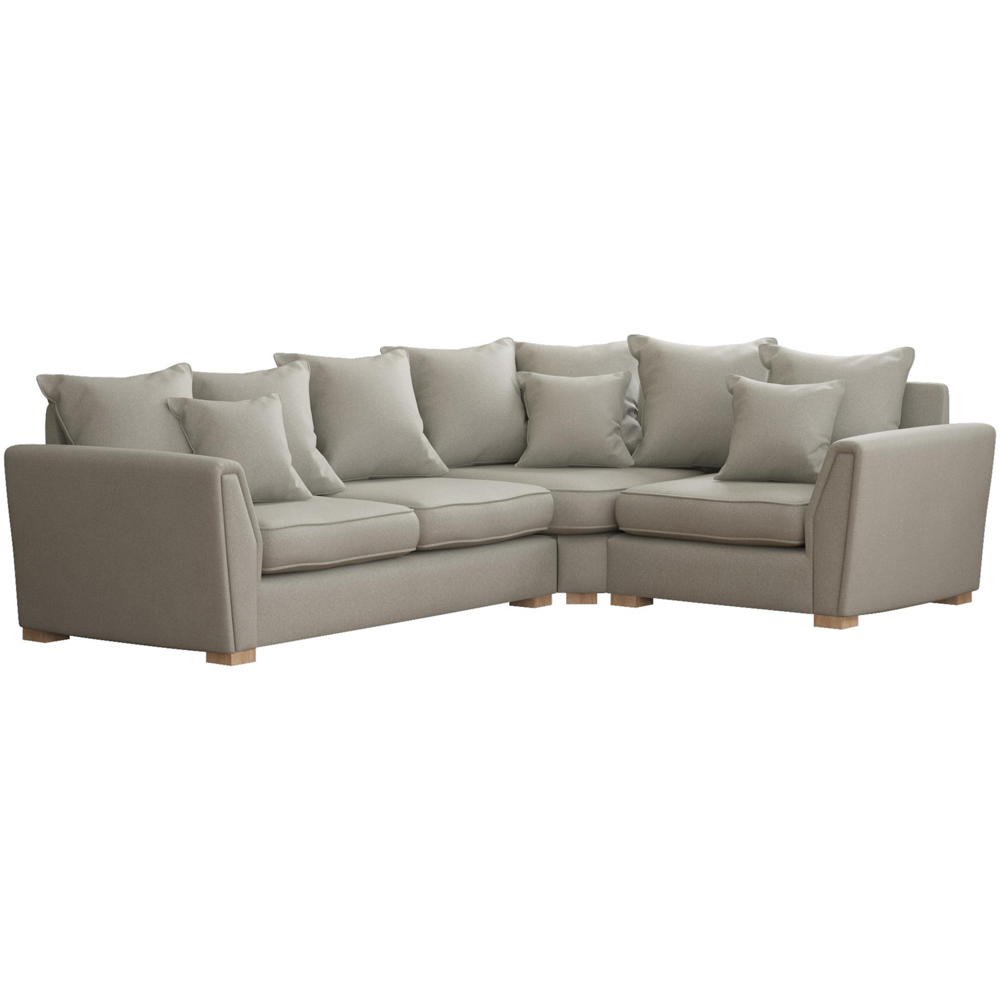 Wendleberry 3 Seater Venice Mink Scatter Back Right Hand Corner Sofa Image 2