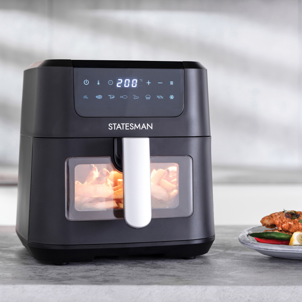 Statesman SKAF05015BK 5L Black Digital Air Fryer Image 8