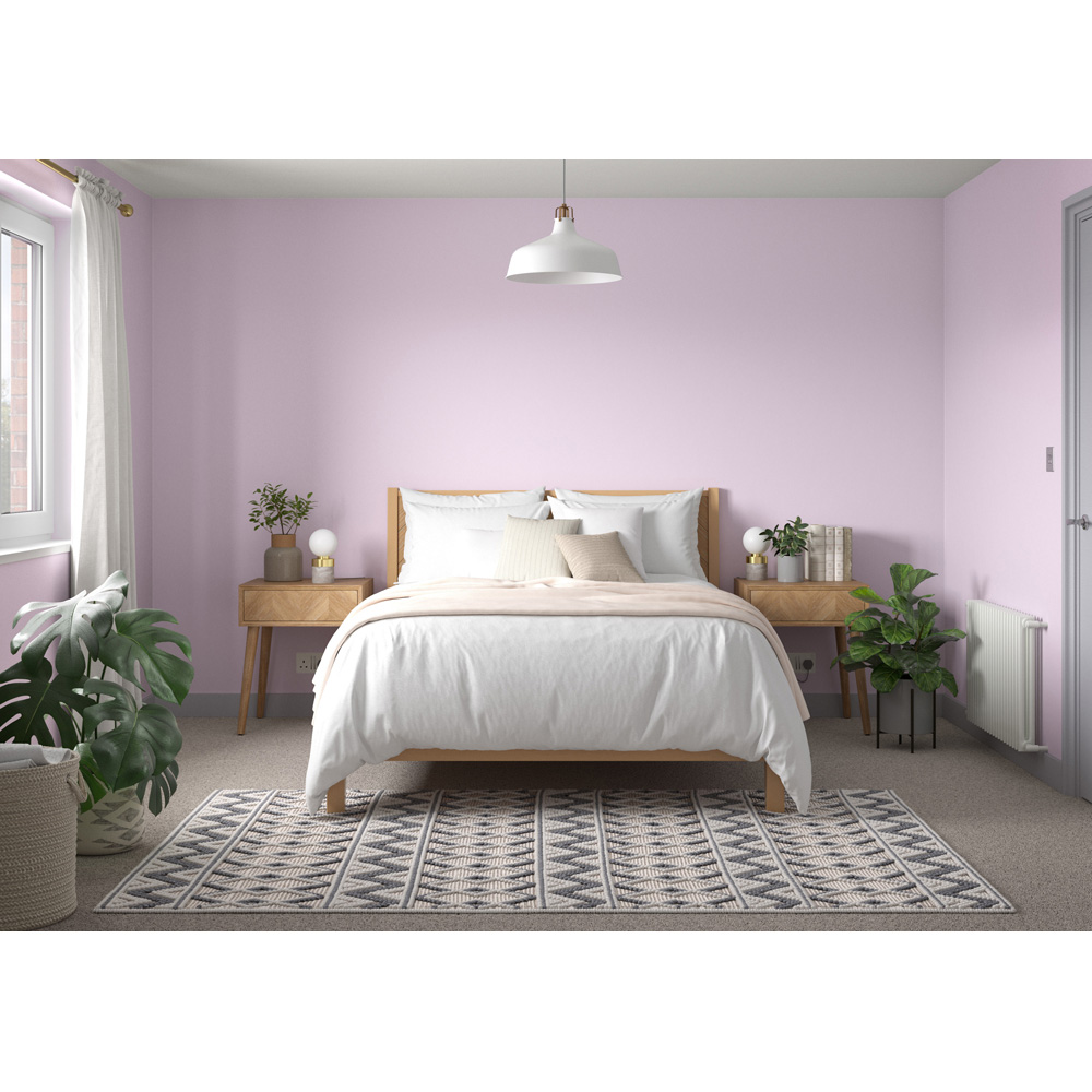 Dulux Easycare Pretty Pink Washable and Tough Matt Emulsion Paint 2.5L Image 6