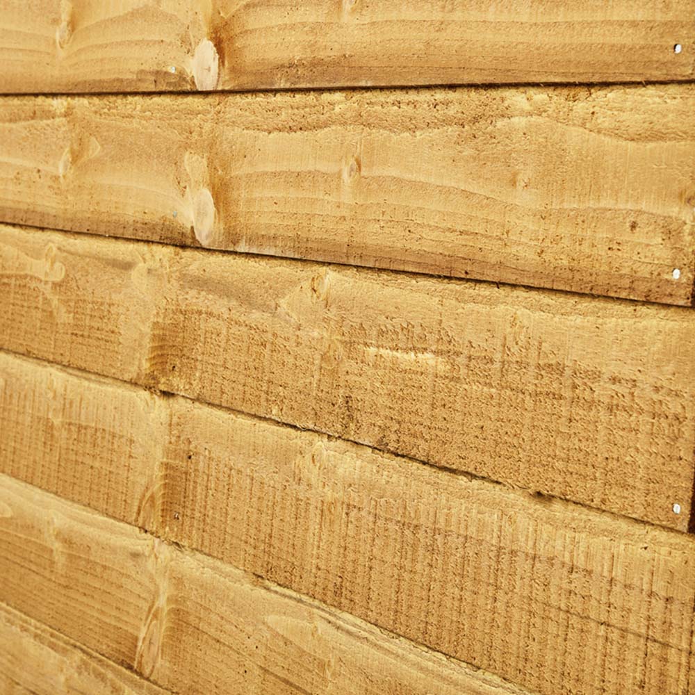 Power Sheds 14 x 8ft Double Door Overlap Pent Wooden Shed Image 3