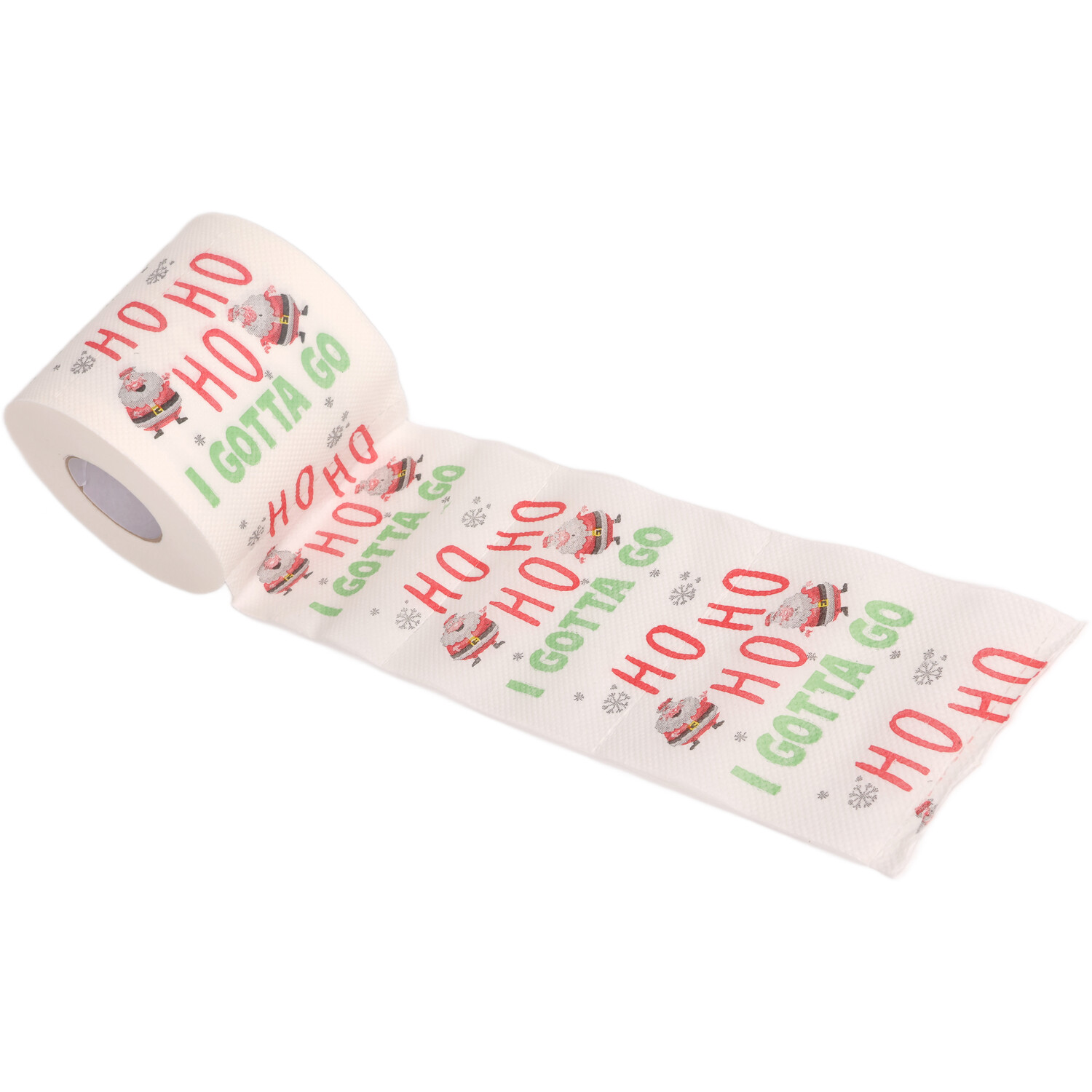 Pack of 2 Christmas Cracker Jokes Toilet Rolls White Image 3