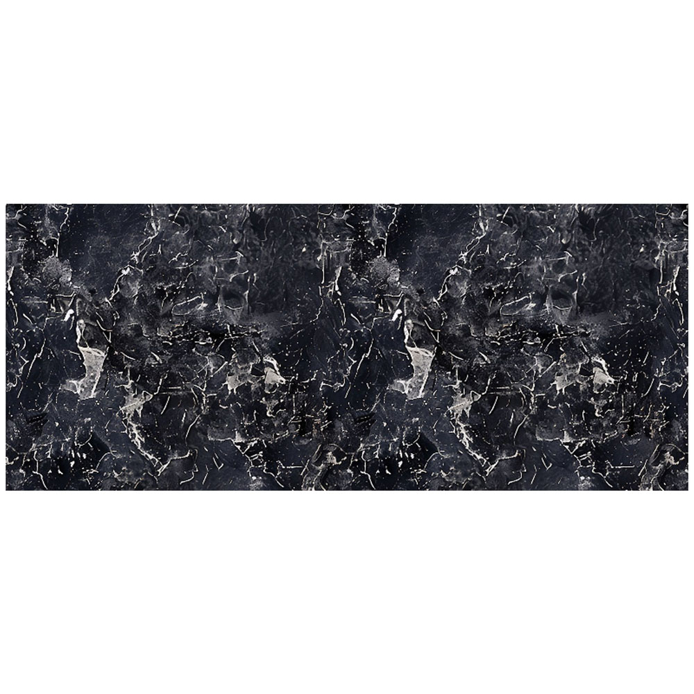 Warren Reed Designer Black Quartz Effect Bathroom Splashback 25 x 60cm Image 2