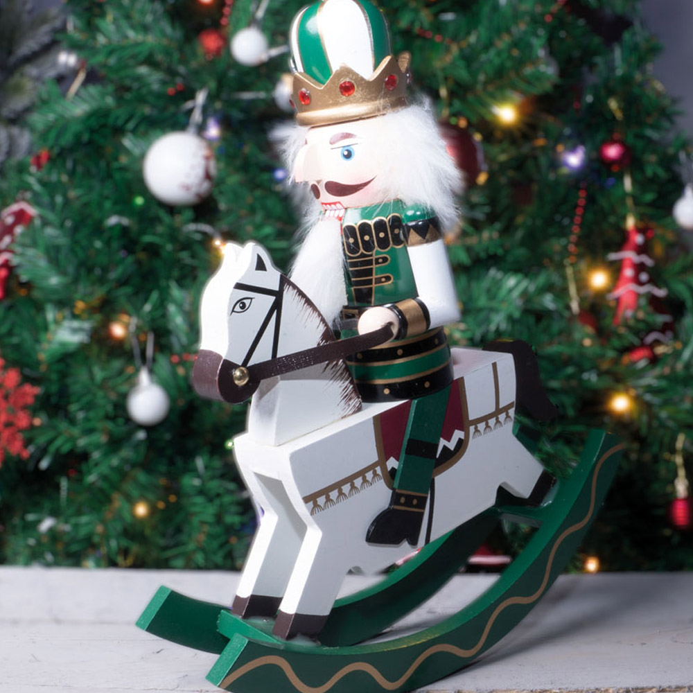 St Helens Multicolour Horseman Christmas Nutcracker Image 3