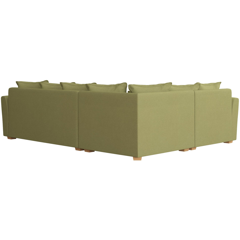 Wendleberry 3 Seater Venice Olive Scatter Back Left Hand Corner Sofa Image 4