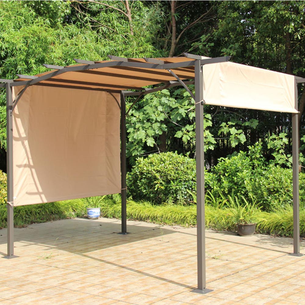 Amir 2.7 x 3.6m Brown Metal Royalcraft San Remo Pergola Image 4