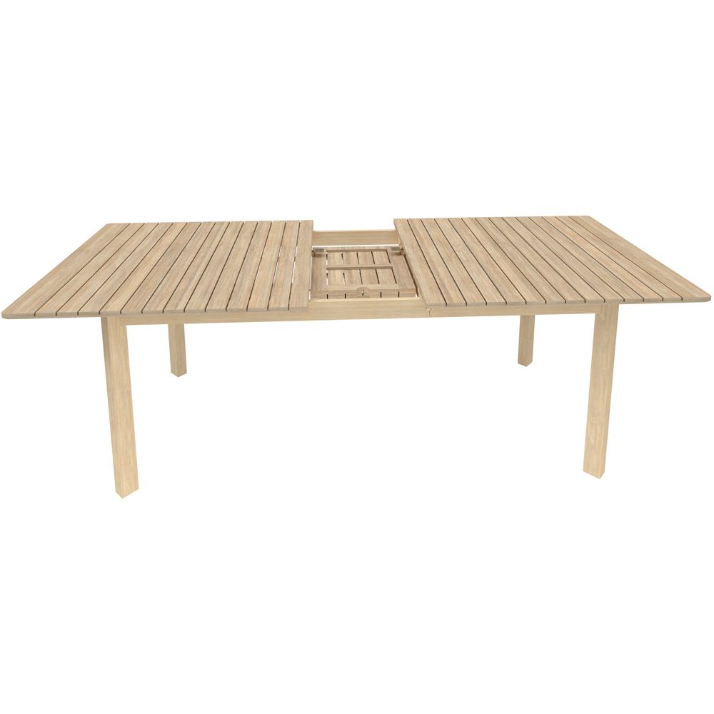 Charles Bentley Delgada 8 Seater 199-240cm Acacia Extendable Dining Table Image 2