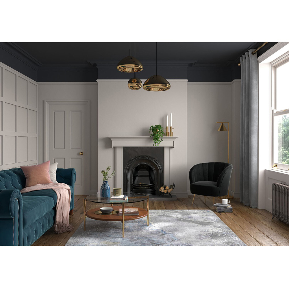 Dulux Heritage Walls and Ceilings Pebble Grey Velvet Matt Emulsion Paint 2.5L Image 4