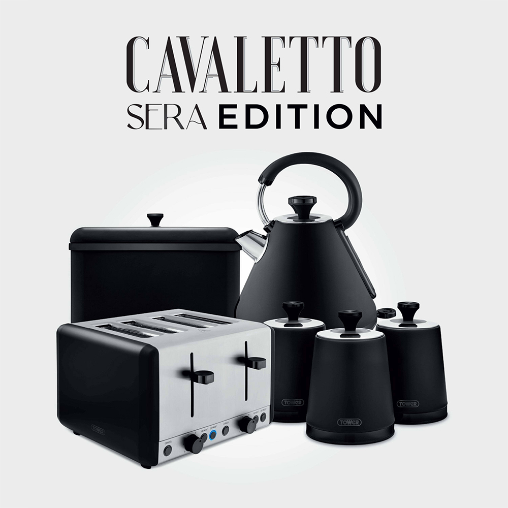 Tower Sera T10079BLK Black 1.7L Pyramid Kettle Image 7