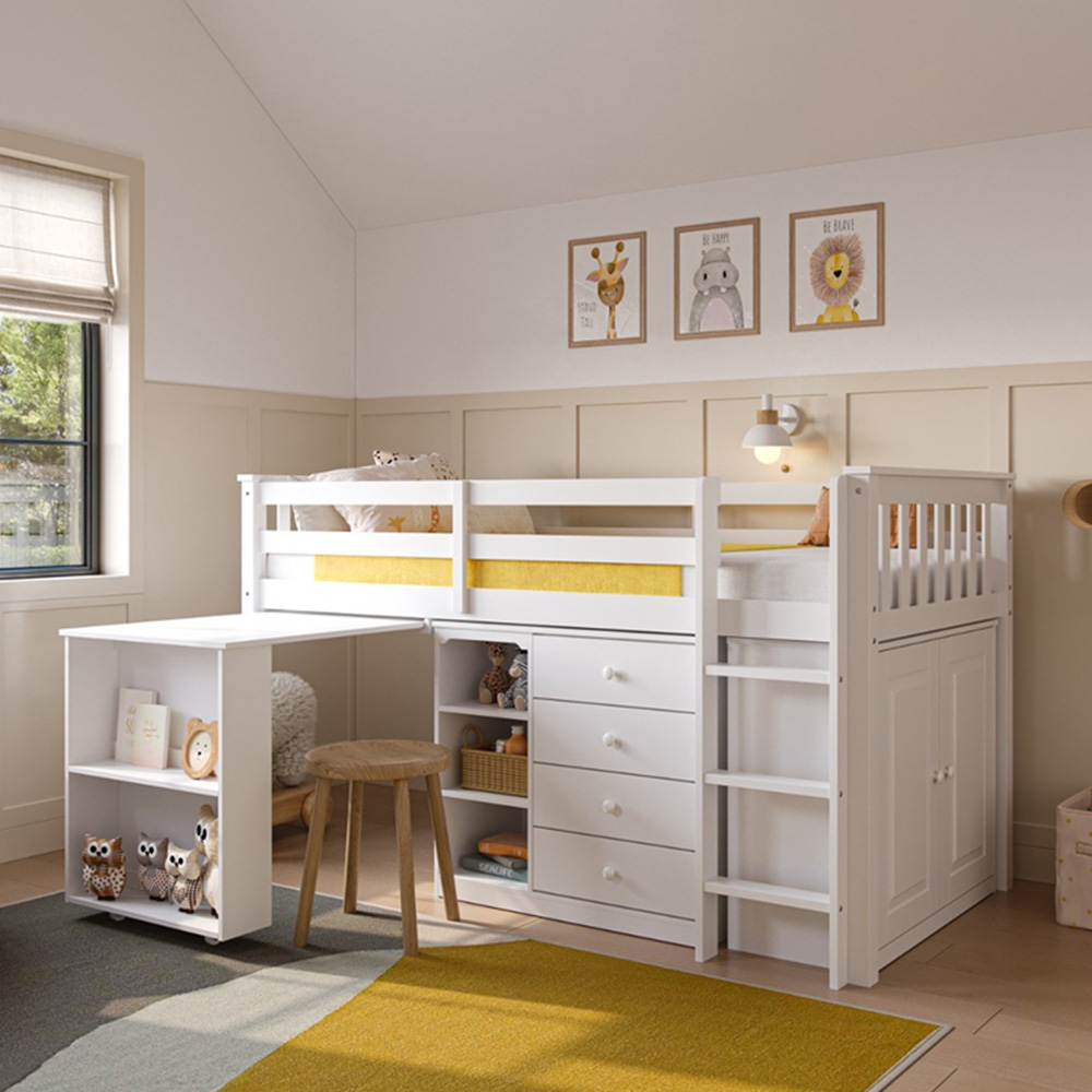 Flair Oban Single White Cabin Bed Image 4