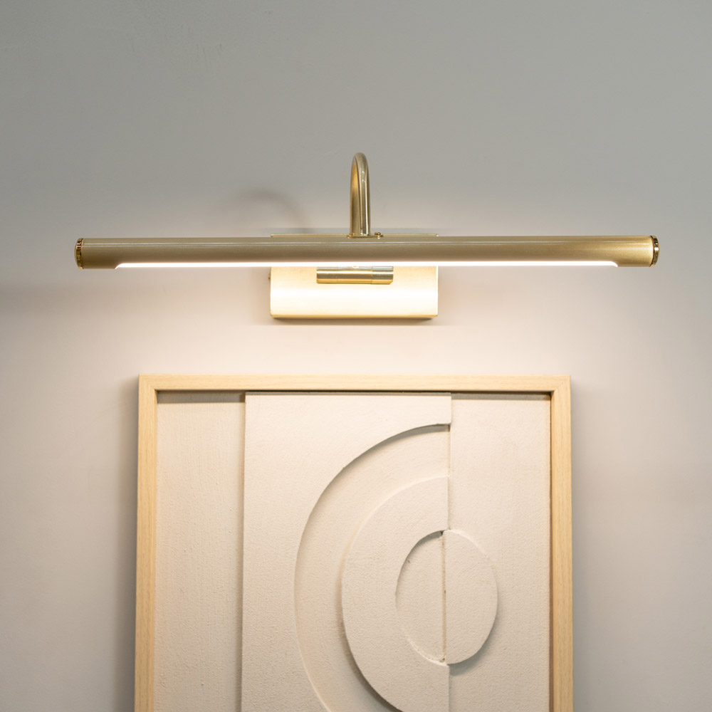ValueLights Alana Brushed Gold LED Wall Light Image 3