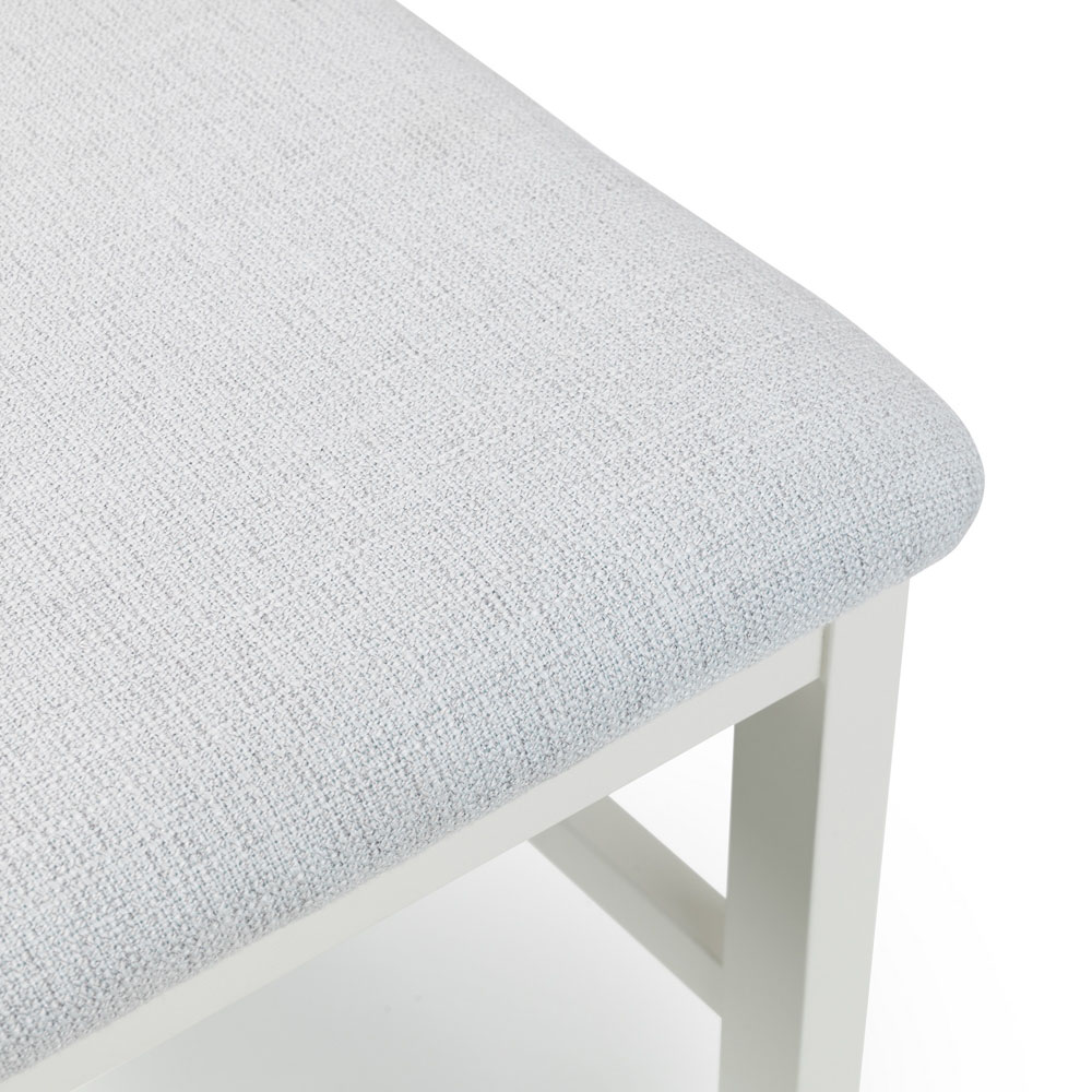 Julian Bowen Coxmoor Set of 2 Ivory Dining Chair Image 7