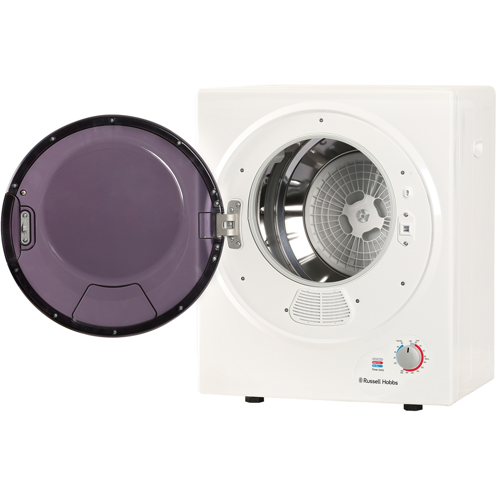 Russell Hobbs RH3VTD800 White 2.5kg Vented Tumble Dryer Image 4