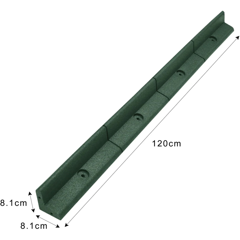 MonsterShop Green 4ft 30 Pack Flexible Lawn Edging Image 6