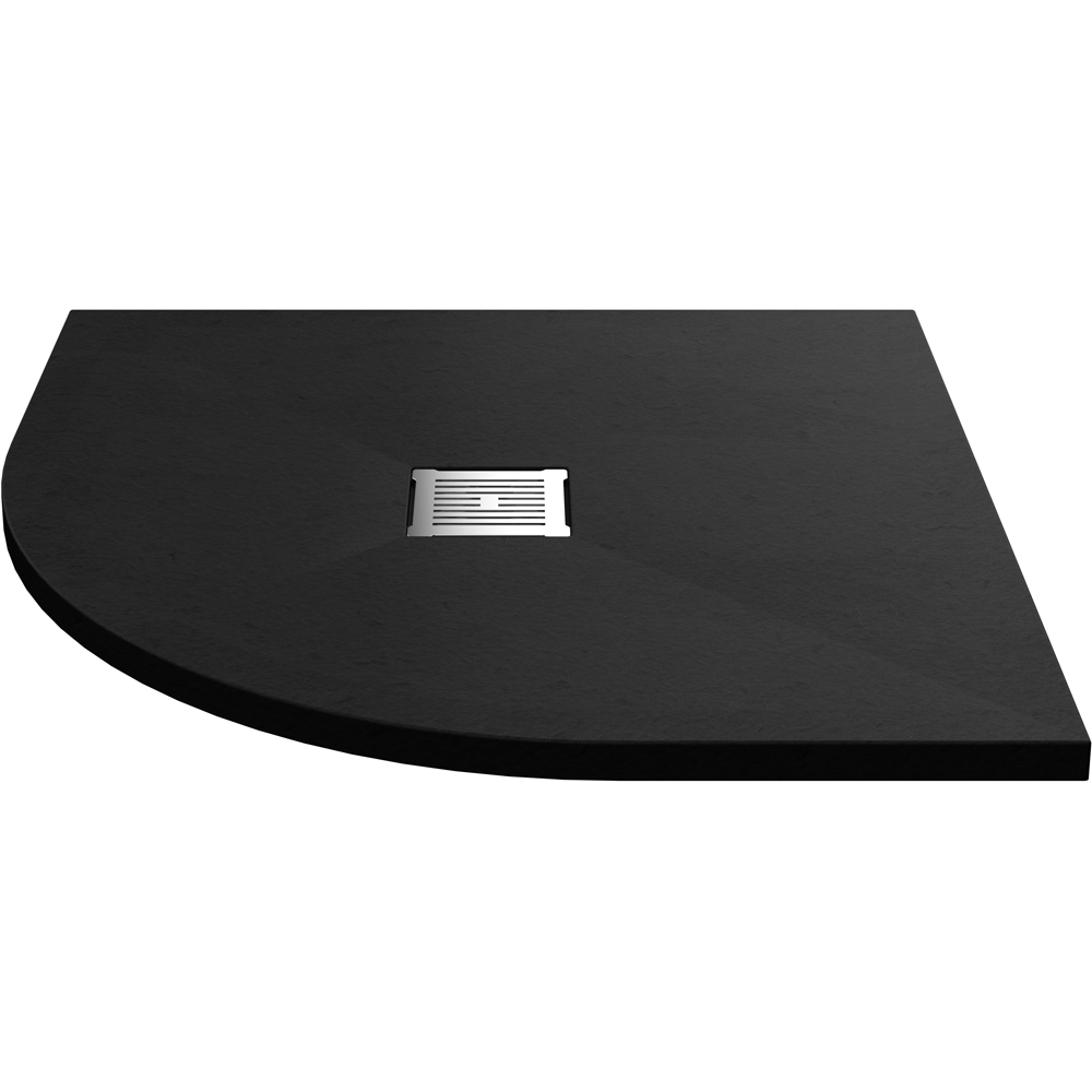 nuie Slate Black Quadrant Shower Tray 900 x 900mm Image 1