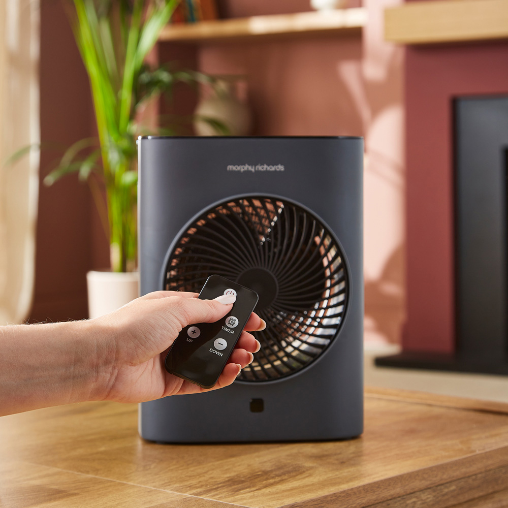 Morphy Richards Grey Upright Fan Heater 2000W Image 7