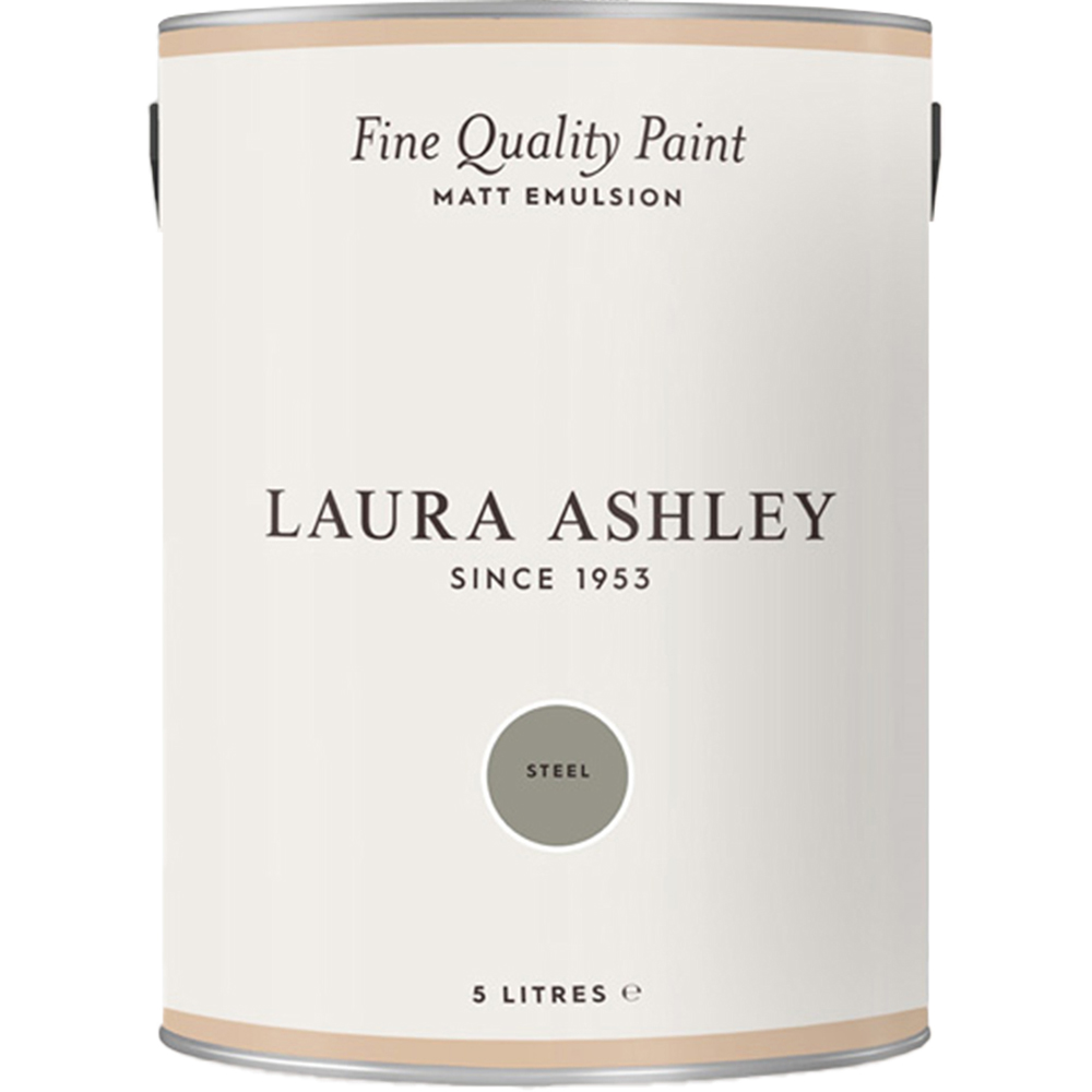 Laura Ashley Steel Matt Emulsion Paint 5L Image 2