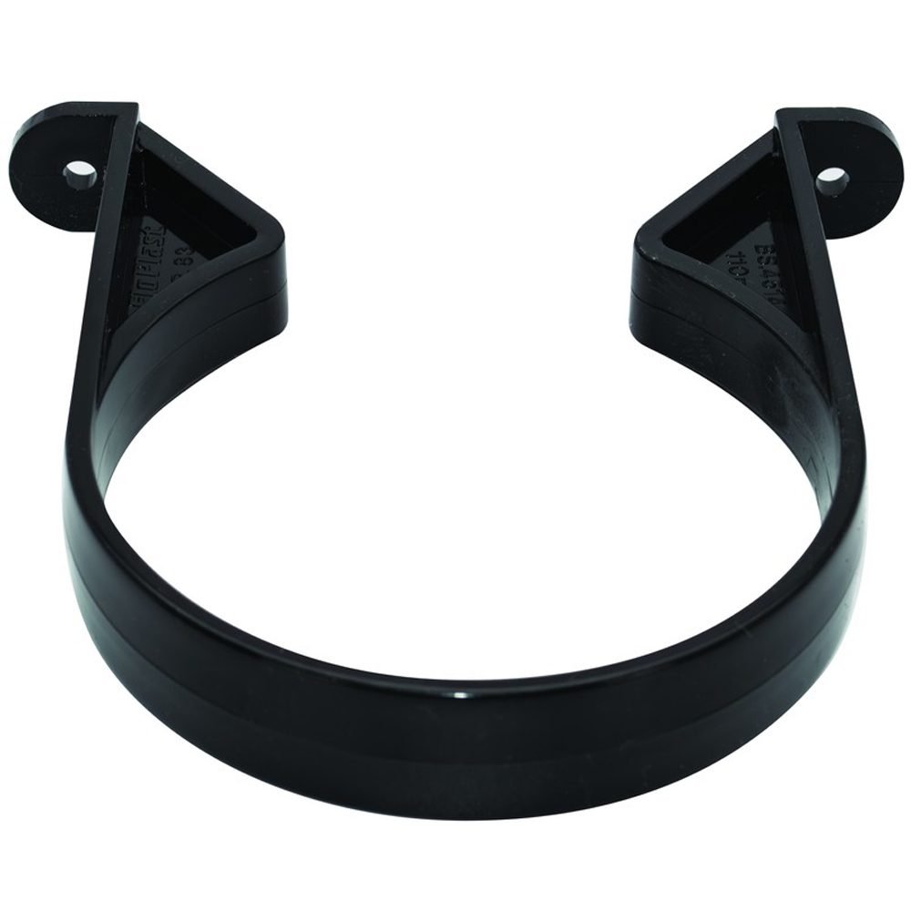 FloPlast Ring Seal Soil Pipe Socket Clip Black 110mm Image 2