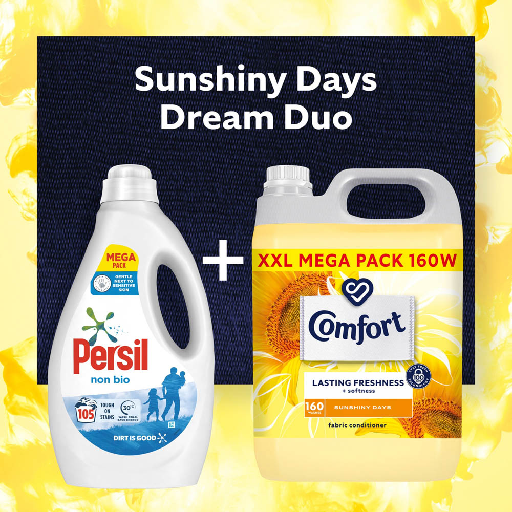 Comfort Sunshiny Days Fabric Conditioner 160 Washes XXL Mega 2 Pack Image 4