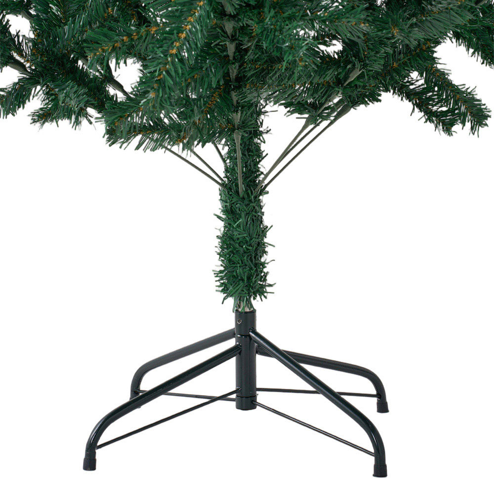Living and Home Metal Stand Green Artificial Christmas Tree 6.8ft Image 6