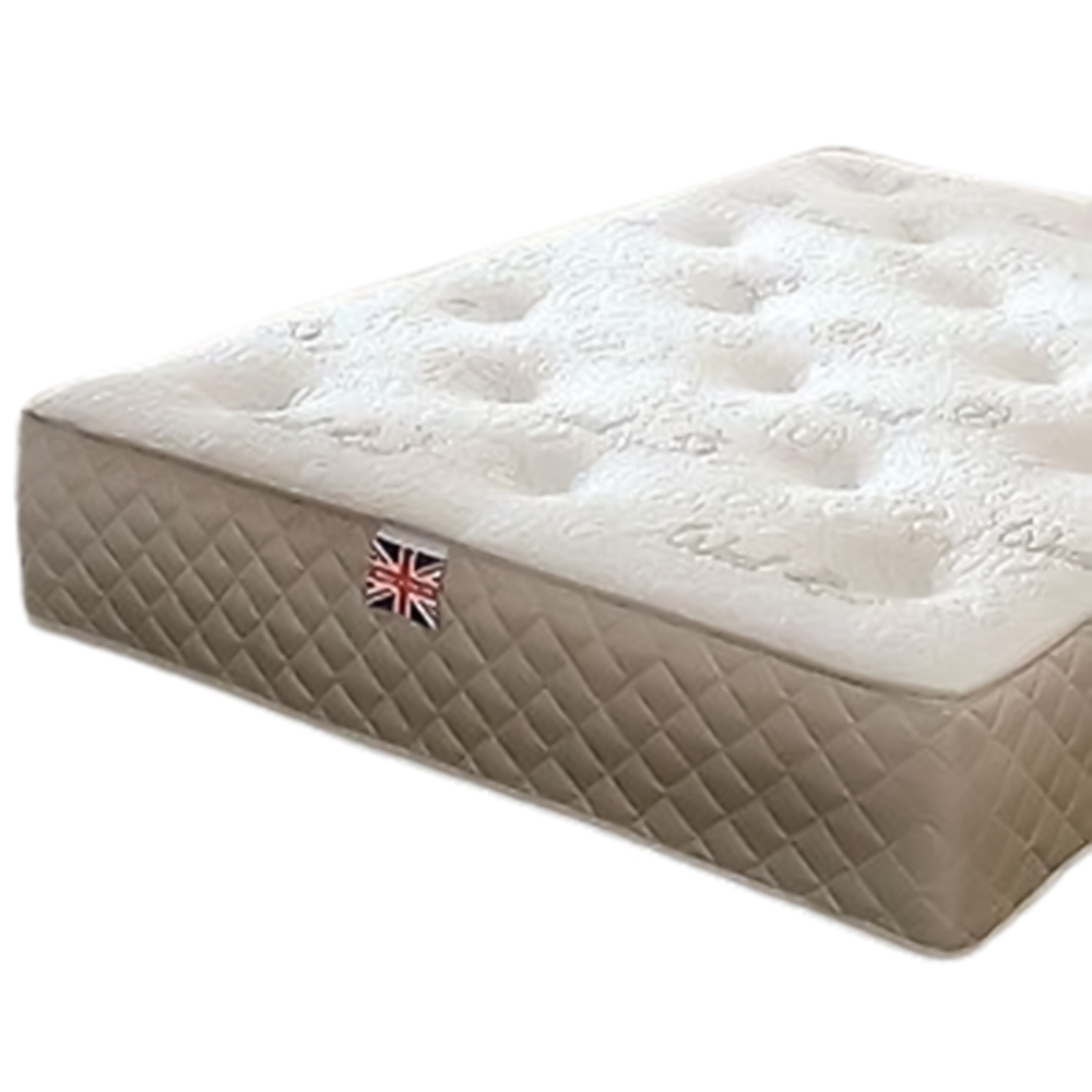 Comfy Living Double Memory Foam with Wool Pocket Sprung Mattress Image 1