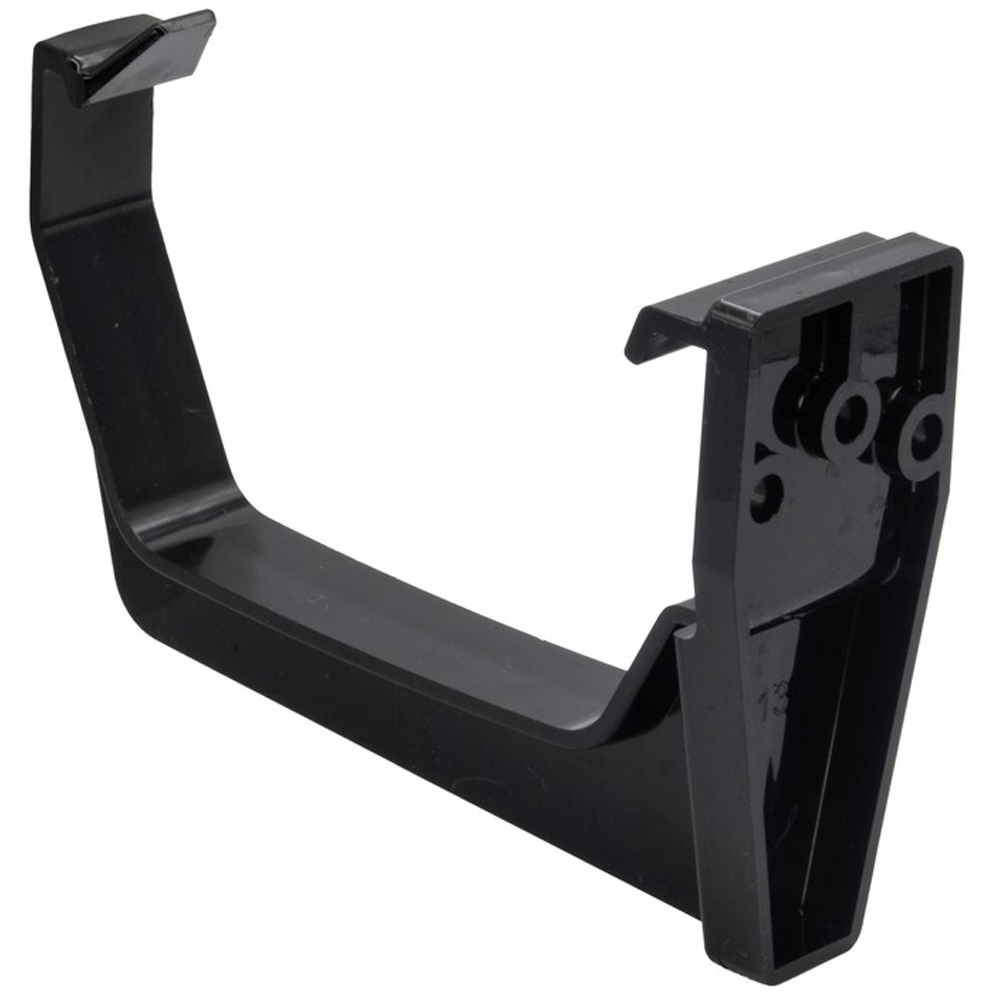 FloPlast Square Gutter Fascia Bracket Black 114mm Image 3