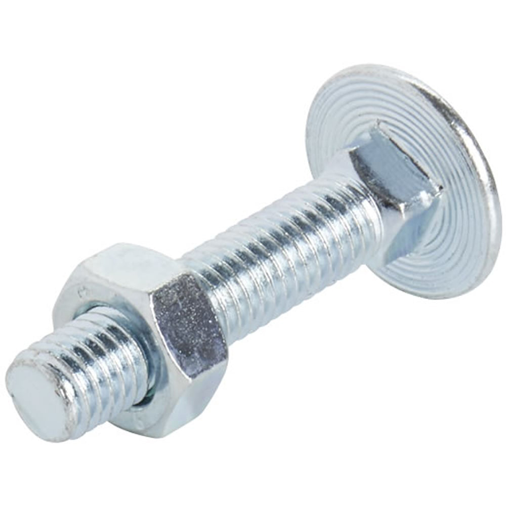 Wilko M8 x 40mm Carriage Bolts and Nuts 4 Pack Image 3