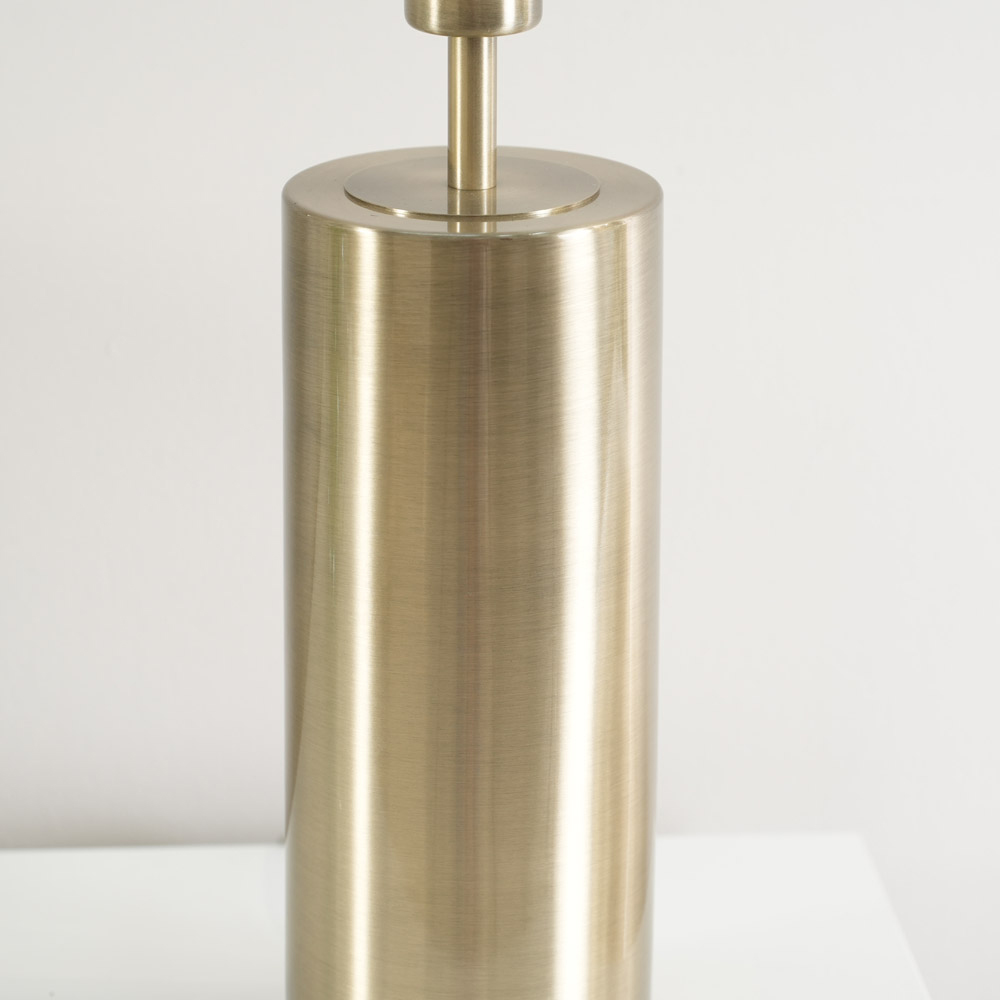 ValueLights Lexy Reni Black Velvet and Antique Brass Shade Touch LED Table Lamp Image 4