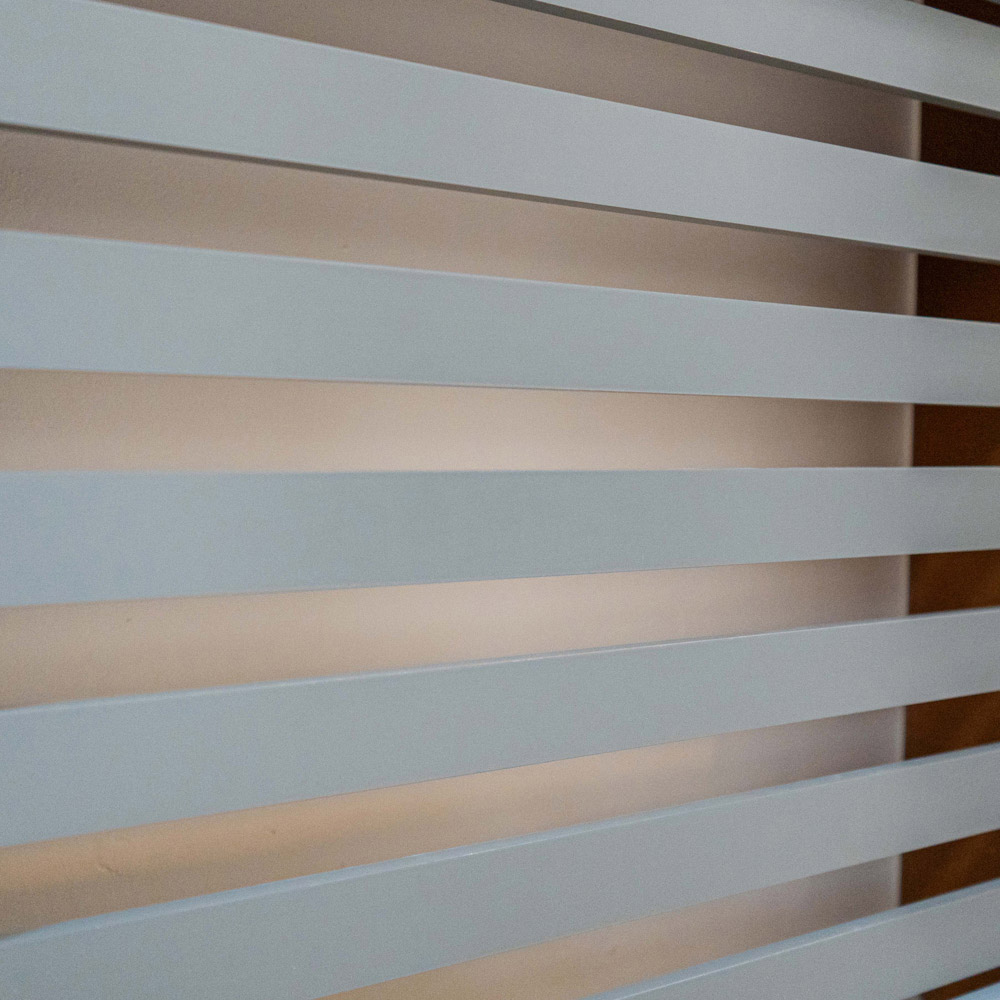 Jack Stonehouse Matt Grey Horizontal Line Radiator Cover Small Image 4