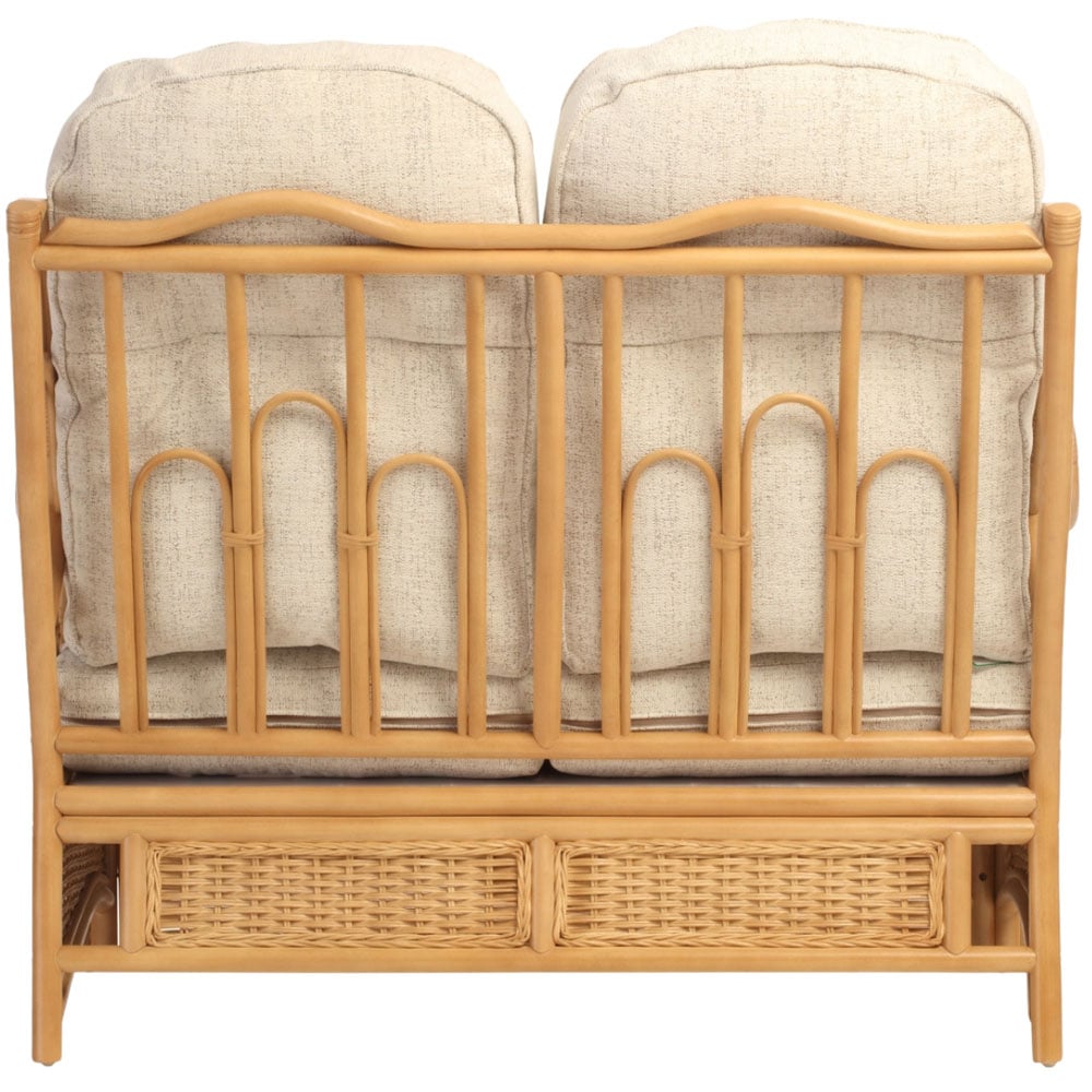 Desser Furniture Vale 2 Seater Light Oak Athena Plain Suite Image 6