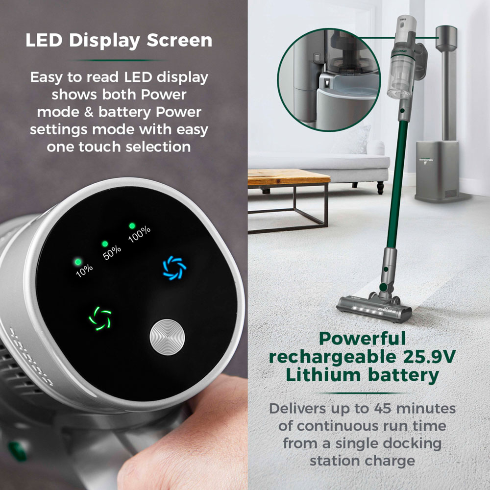 Tower VL220 Cyclone Dust Master Vacuum Station 25.9V Image 8