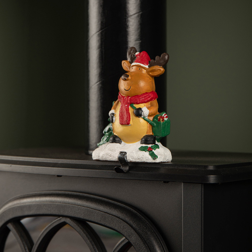 Premier Reindeer Christmas Stocking Hanger 13cm Image 9