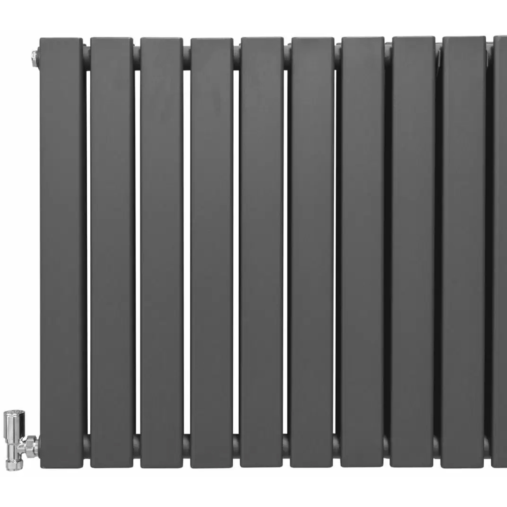 MonsterShop Anthracite Grey Flat Radiator 600 x 910mm Image 4