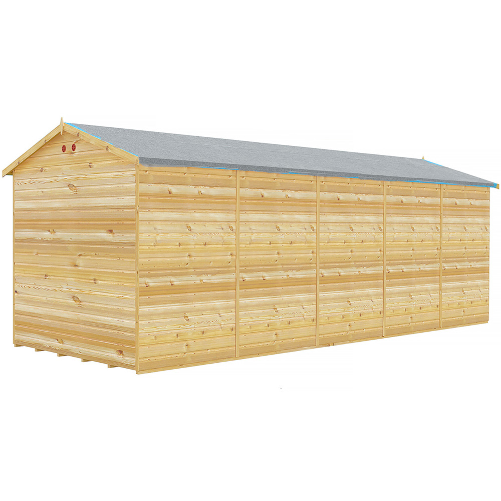 Shire Mayfield 20 x 8ft Double Door Traditional Summerhouse Image 3