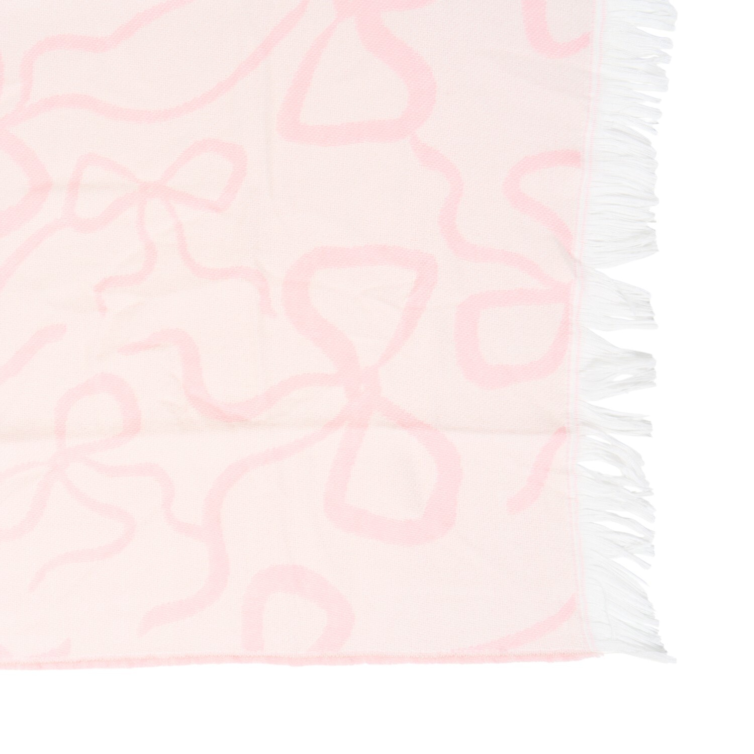 Betsy Bow Woven Throw Pink Image 5